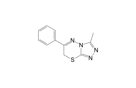 3-methyl-6-phenyl-7H-s-triazolo[3,4-b][1,3,4]thiadiazine