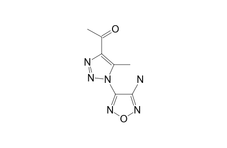 Ethanone, 1-[1-(4-amino-1,2,5-oxadiazol-3-yl)-5-methyl-1H-1,2,3-triazol-4-yl]-