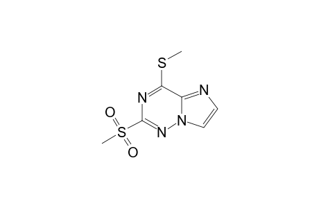 2-Mesyl-4-(methylthio)imidazo[2,1-f][1,2,4]triazine