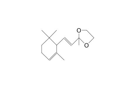 1,3-Dioxolane, 2-methyl-2-[2-(2,6,6-trimethyl-2-cyclohexen-1-yl)vinyl]-2-Methyl-2-(2-[2,6,6-trimethyl-2-cyclohexen-1-yl ]-vinyl)-1,3-dioxolane