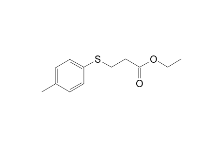 3-[(4-Methylphenyl)sulfanyl]propanoic acid ethyl ester