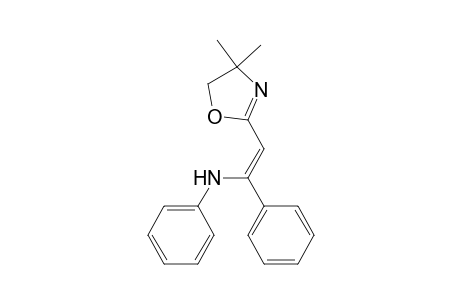 N-[(Z)-2-(4,4-dimethyl-5H-1,3-oxazol-2-yl)-1-phenyl-ethenyl]aniline