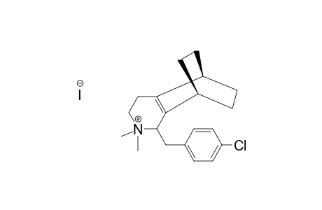 5,8-ETHANO-1-(PARA-CHLOROBENZYL)-2,2-DIMETHYL-1,2,3,4,5,6,7,8-OCTAHYDROISOQUINOLINE-IODIDE