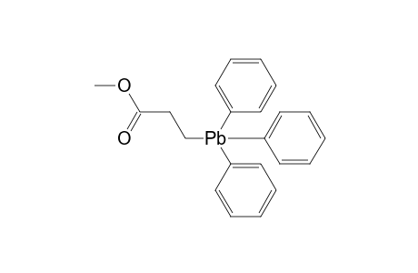 3-(Triphenylplumbyl)propionic acid, methyl ester