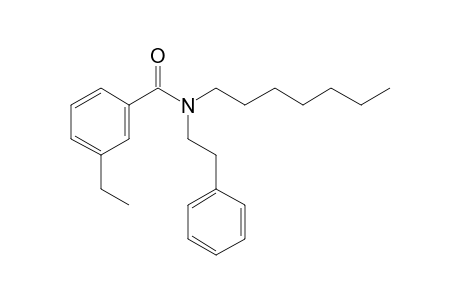 Benzamide, 3-ethyl-N-(2-phenylethyl)-N-heptyl-