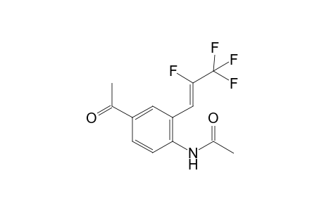 (Z)-N-(4-acetyl-2-(2,3,3,3-tetrafluoroprop-1-en-1-yl)phenyl)acetamide