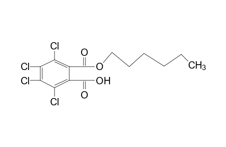 tetrachlorophthalic acid, monohexyl ester