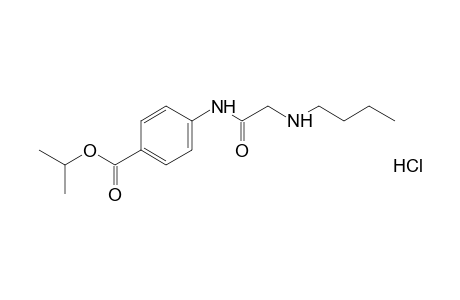 p-[2-(butylamino)acetamido]benzoic acid, isopropyl ester, hydrochloride