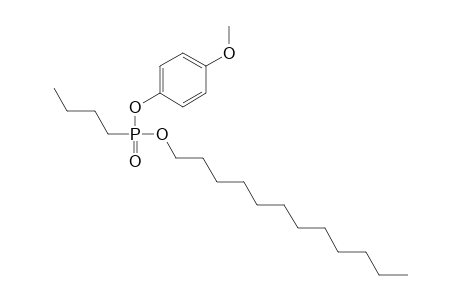 Butylphosphonic acid, dodecyl 4-methoxyphenyl ester