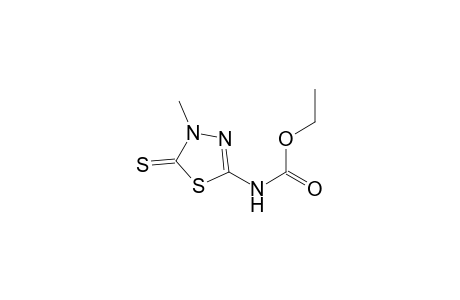 5-ETHOXYCARBONYLAMINO-3-METHYL-1,3,4-THIADIAZOLINE-2-THIONE