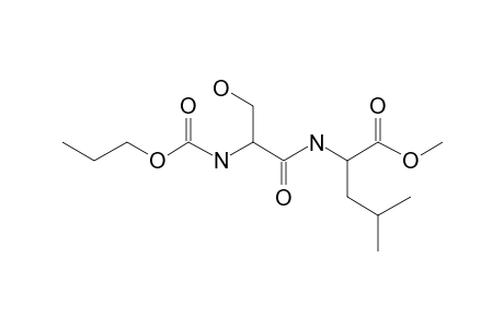 ser-leu, N-(N-Propyloxycarbonyl)-, methyl ester (isomer 2)