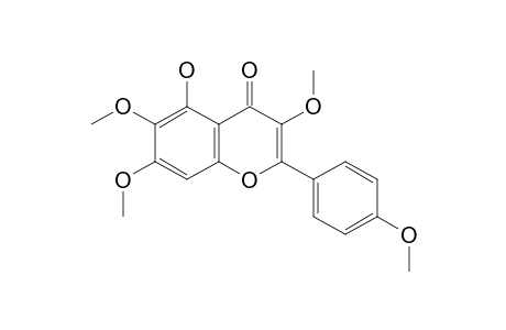 5-HYDROXY-3,6,7,4'-TETRAMETHOXYFLAVONE