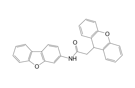 N-(3-dibenzofuranyl)-2-(9H-xanthen-9-yl)acetamide