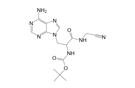 Propanamide, N-cyanomethyl-3-((9H)adenin-9-yl)-2-(t-butoxycarbonylamino)-