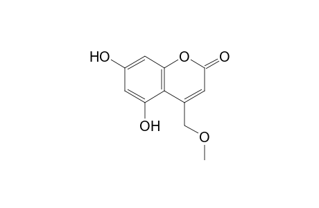 5,7-Dihydroxy-4-(methoxymethyl)coumarin