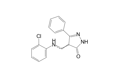 4-[(o-chloroanilino)methylene]-3-phenyl-2-pyrazolin-5-one