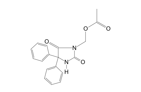 5,5-diphenyl-3-(hydroxymethyl)hydantoin, acetate (ester)