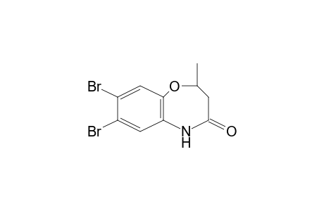 2,3-Dibromo-6-methyl-6,7-dihydro-9H-5-oxa-9-azabenzocyclohepten-8-one