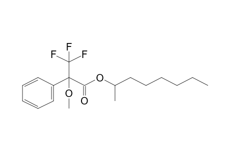 3,3,3-Trifluoro-2-methoxy-2-phenyl-propionic acid, 1-methyl-heptyl ester