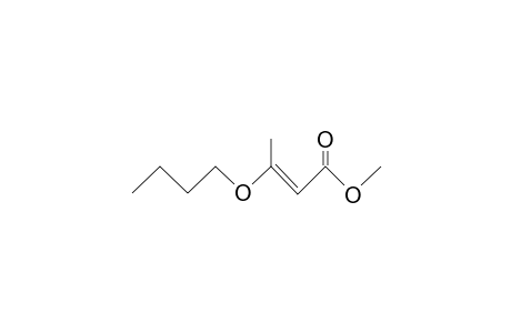 2-Butenoic acid, 3-butoxy-, methyl ester