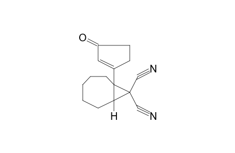 Bicyclo[5.1.0]octane-8,8-dicarbonitrile, 1-(1-cyclopenten-3-on-1-yl)-