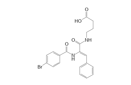 4-[[(Z)-2-[(4-bromobenzoyl)amino]-3-phenyl-acryloyl]amino]butyric acid