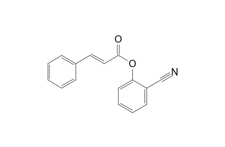 (2-cyanophenyl) (E)-3-phenylprop-2-enoate