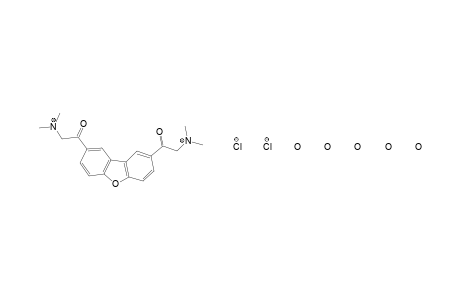 2,8-bis(N,N-dimethylglycyl)dibenzofuran, dihydrochloride, pentahydrate