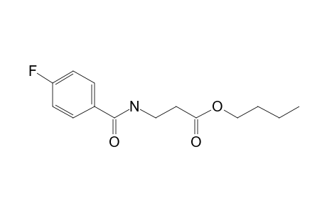 .beta.-Alanine, N-(4-fluorobenzoyl)-, butyl ester