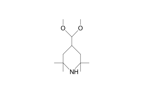 2,2,6,6-tetramethylisonipecotaldehyde, dimethyl acetal