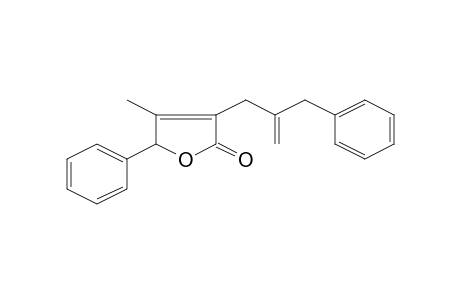 3-(2-Benzyl-2-propenyl)-4-methyl-5-phenyl-2(5H)-furanone