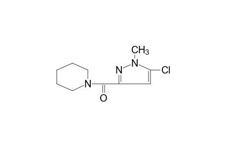 1-[(5-chloro-1-methylpyrazol-3-yl)carbonyl]piperidine