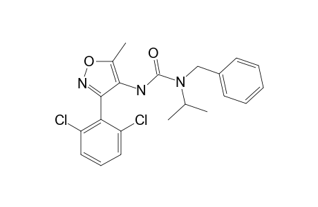 1-benzyl-3-[3-(2,6-dichlorophenyl)-5-methyl-4-isoxazolyl]-1-isopropylurea