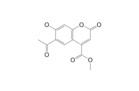 Methyl 6-acetyl-7-hydroxy-2-oxo-2H-chromene-4-carboxylate