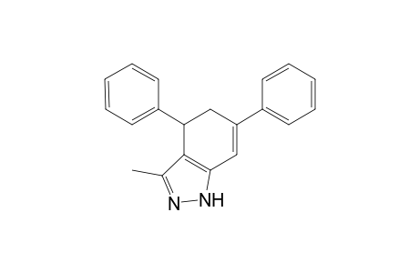 3-methyl-4,6-diphenyl-4,5-dihydro-1H-indazole