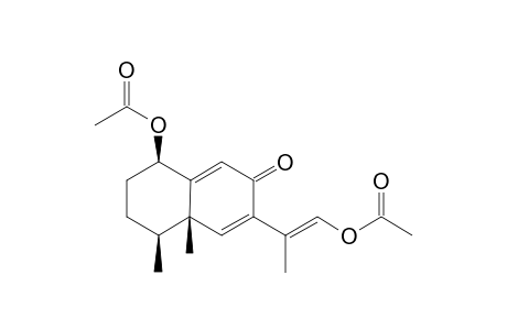 1-BETA,12-DIACETOXY-6,9,12E-TRIEN-8-OXO-EREMOPHILANE