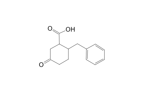 2-Benzyl-5-oxocyclohexanecarboxylic acid