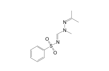 N-(phenylsulfonyl)formimidic acid, isopropylidenemethylhydrazide