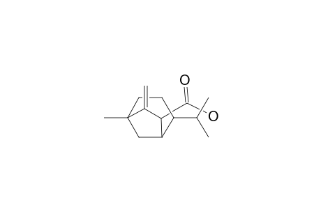 Bicyclo[3.2.1]octane-6-carboxylic acid, 1-methyl-7-methylene-4-(1-methylethyl)-, (exo,exo)-(.+-.)-