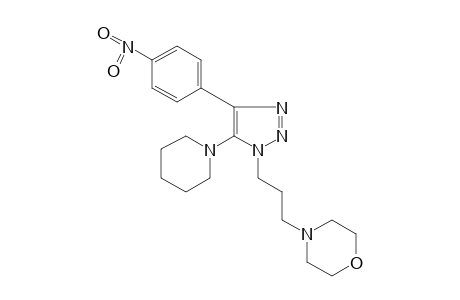 1-(3-morpholinopropyl)-4-(p-nitrophenyl)-5-piperidino-1H-1,2,3,-triazole