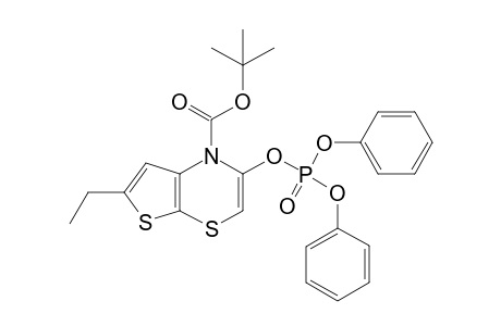 tert-Butyl 2-[(diphenoxyphosphoryl)oxy]-6-ethyl-1H-thieno[2,3-b][1,4]thiazin-1-carboxylate