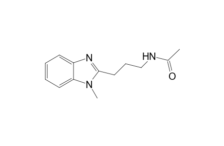 Acetamide, N-[3-(1-methyl-1H-1,3-benzimidazol-2-yl)propyl]-