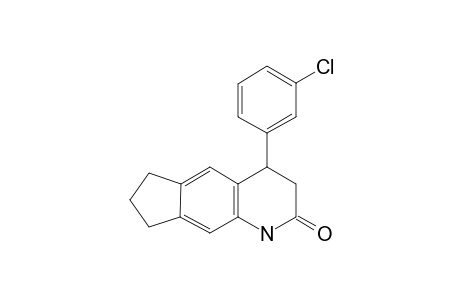 4-(3-Chloro-phenyl)-1,3,4,6,7,8-hexahydro-cyclopenta[g]quinolin-2-one