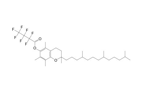 (+)-.alpha.-tocopherol, o-heptafluorobutyryl-