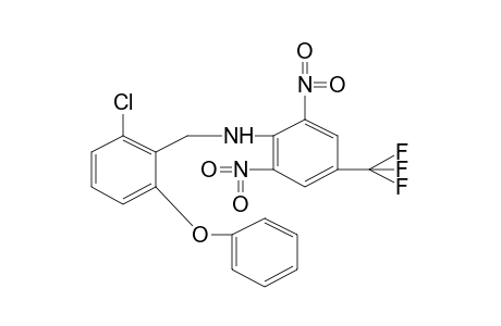 2-chloro-N-(2,6-dinitro-alpha,alpha,alpha-trifluoro-p-tolyl)-6-phenoxybenzylamine