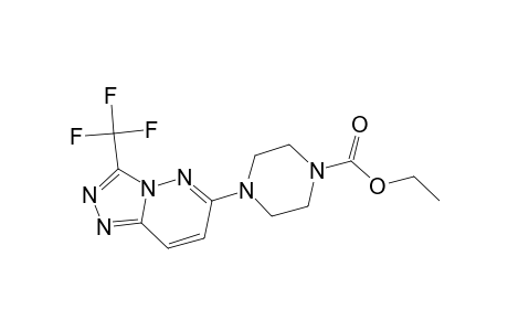 Ethyl 4-[3-(trifluoromethyl)[1,2,4]triazolo[4,3-b]pyridazin-6-yl]-1-piperazinecarboxylate