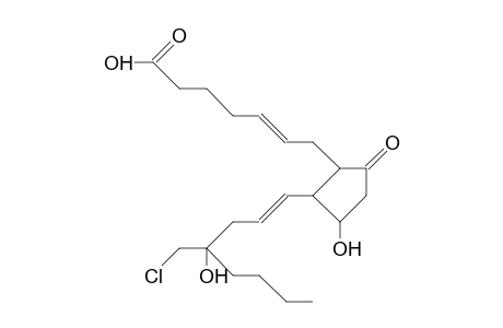 DL-15-Deoxy-16-hydroxy-16-(chloromethyl)-prostaglandin-E2,epimer-1