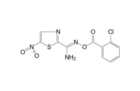 O-(o-chlorobenzoyl)-5-nitro-2-thiazolecarboxamidoxime