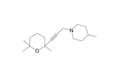 piperidine, 4-methyl-1-[3-(tetrahydro-2,6,6-trimethyl-2H-pyran-2-yl)-2-propynyl]-