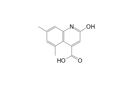 4-quinolinecarboxylic acid, 2-hydroxy-5,7-dimethyl-